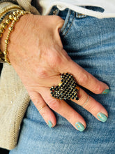 Load image into Gallery viewer, Candy Heart Ring in Jet
