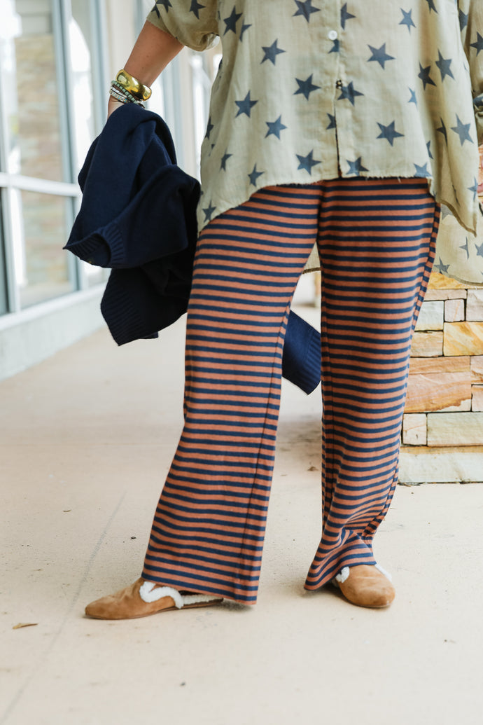 Calico Striped Pants