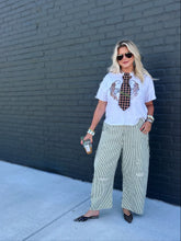 Load image into Gallery viewer, Rex Striped Barrel Jeans
