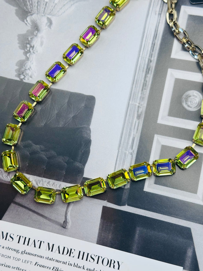 Jabari Necklace in Peridot Brandy