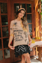 Load image into Gallery viewer, Call Me Honey Boho Tee
