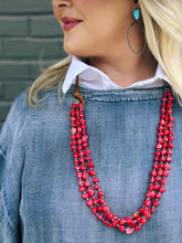 Load image into Gallery viewer, Slack Coral &amp; Turquoise Necklaces
