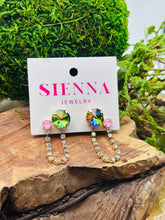 Load image into Gallery viewer, Sienna Paige Earrings in Volcano/Bubble Gum
