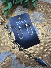 Load image into Gallery viewer, Dalia Double Earrings in Chrome
