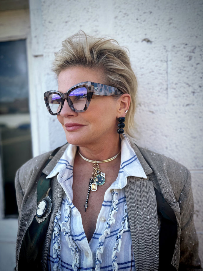 Belinda Progressive Reading Glasses in Tortoise