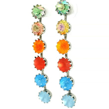 Load image into Gallery viewer, Mini Lilibert Earrings in Fall Watermelons
