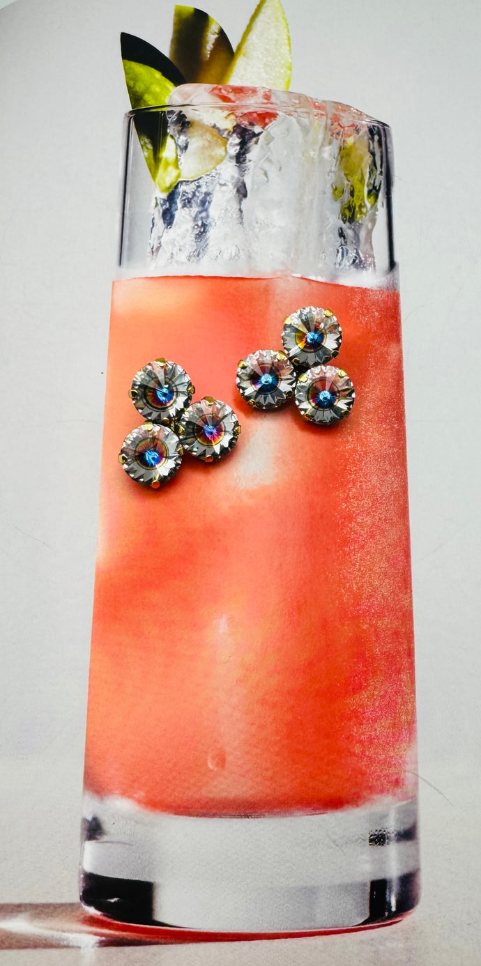 Reya Earrings in Peacock