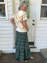 Load image into Gallery viewer, Holly Plaid Skirt in Hunter Green
