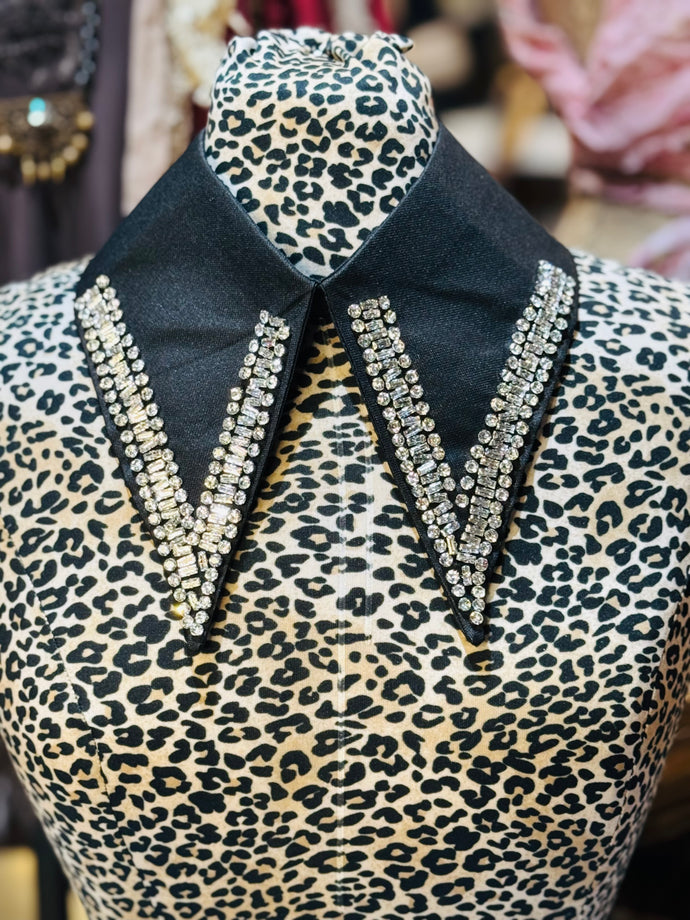 Paris Rhinestone Faux Collar