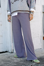 Load image into Gallery viewer, Candy Striped Pants in Lavender &amp; Brown

