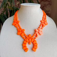 Load image into Gallery viewer, Night Bloom Squash Blossom Necklace
