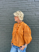 Load image into Gallery viewer, Spice Eyelet Top
