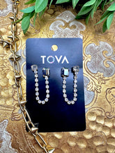 Load image into Gallery viewer, Dalia Double Earrings in Chrome
