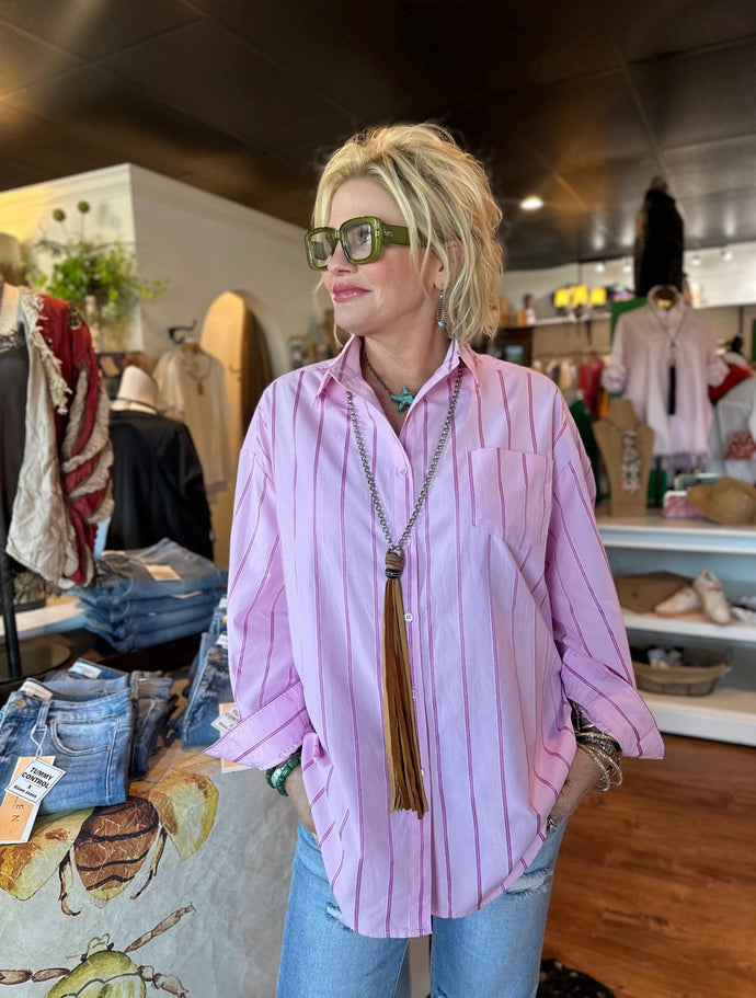 Charmed Button-Up Top