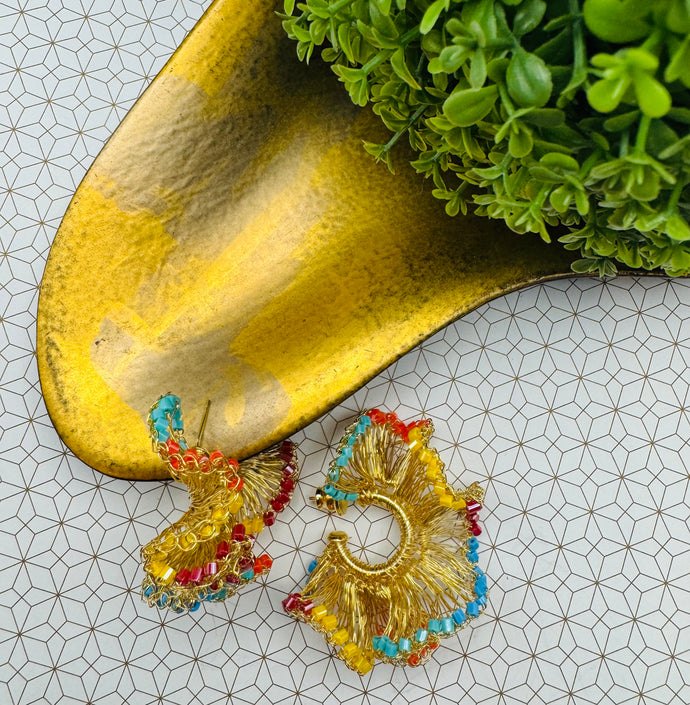 Rio Earrings in Carnival