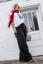Load image into Gallery viewer, Vera Pinstripe Pants in Black
