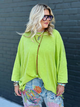 Load image into Gallery viewer, Be Free Top in Vintage Chartreuse
