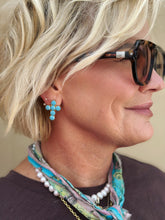 Load image into Gallery viewer, Cross Stud Earrings
