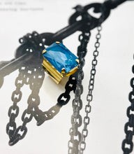 Load image into Gallery viewer, Mini Soliel Ring in Teal Ignite
