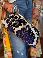 Load image into Gallery viewer, Kate Clutch Purse in Blueberry Glam
