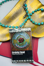 Load image into Gallery viewer, Grateful Dead American Beauty Cassette Necklace
