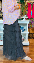 Load image into Gallery viewer, Jersey Layered Skirt in Chocolate
