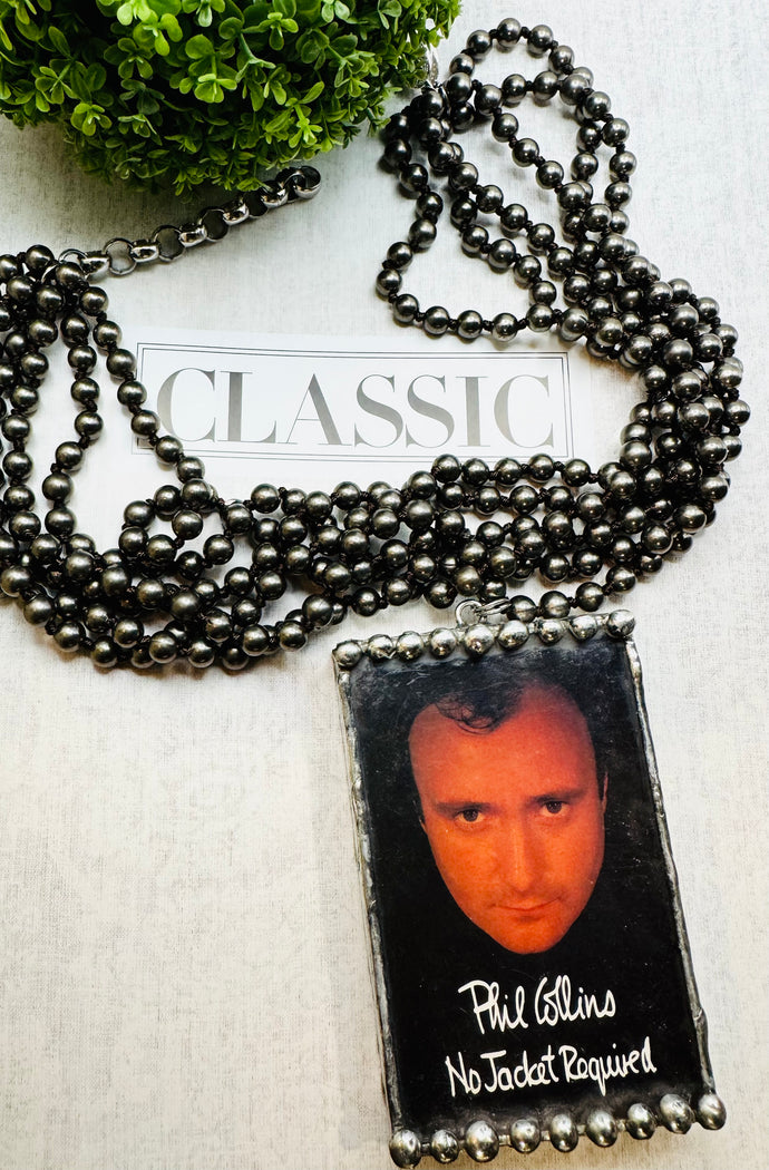 Phil Collins Cassette Necklace