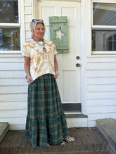 Load image into Gallery viewer, Holly Plaid Skirt in Hunter Green
