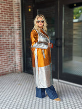 Load image into Gallery viewer, In-Zone Metallic Trench Coat
