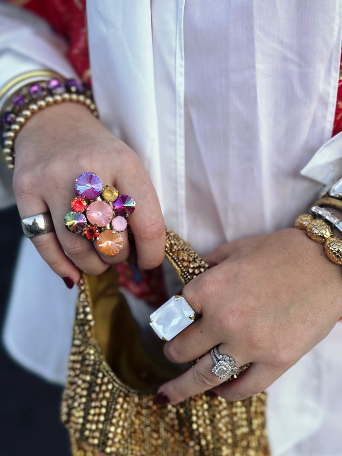 Victoria Ring in Flamingo Mix