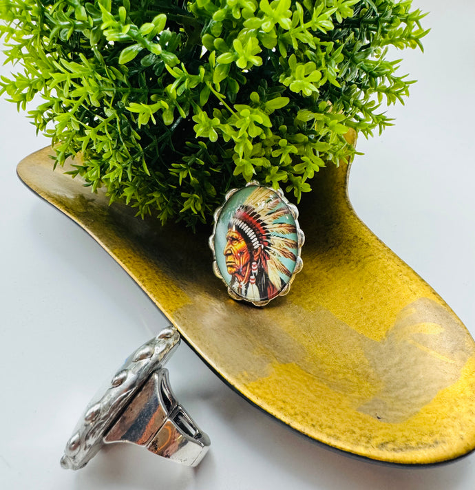 Native Chief Ring
