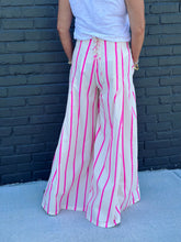 Load image into Gallery viewer, Palooza Pants in Striped Hot Pink
