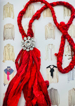 Load image into Gallery viewer, Bellish Red Hot Braided Necklaces
