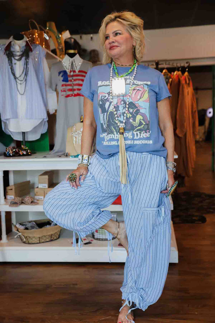 Lobby Cargo Joggers in Blue