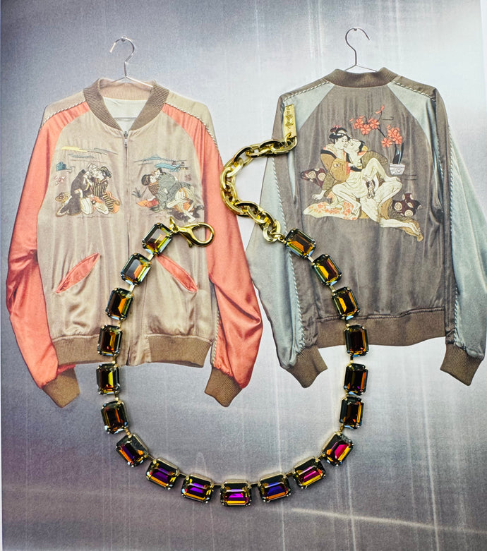 Jabari Necklace in Volcano