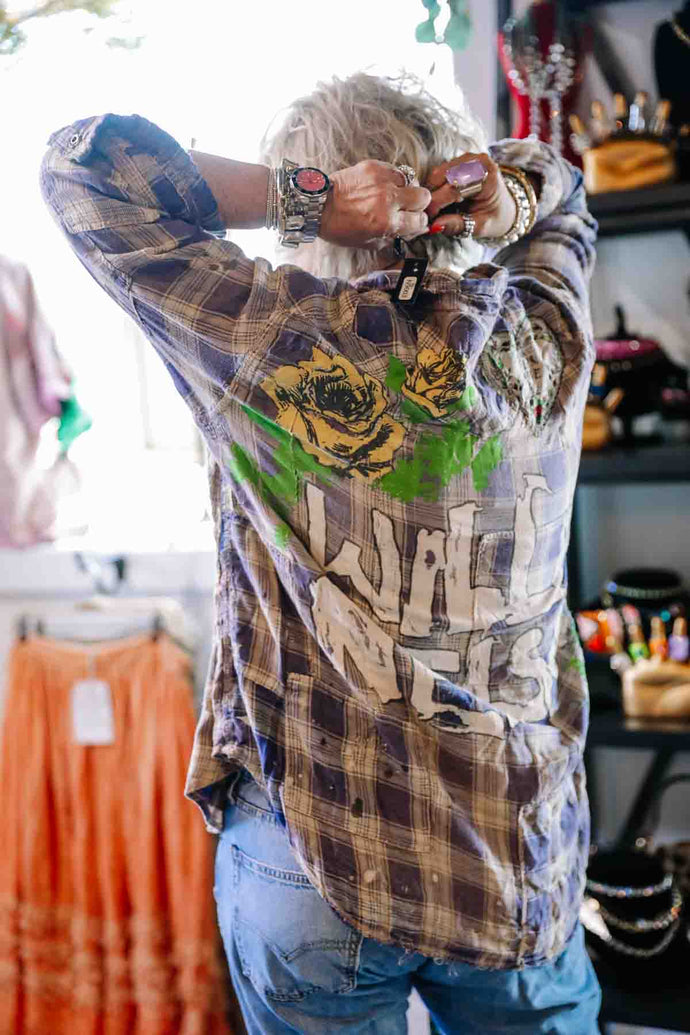 Willie Nelson Kelly Western Shirt in Roberto