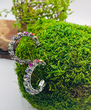 Load image into Gallery viewer, Sienna Jess Hoop Earrings in Silver/Boho
