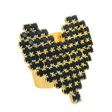 Load image into Gallery viewer, Candy Heart Ring in Jet
