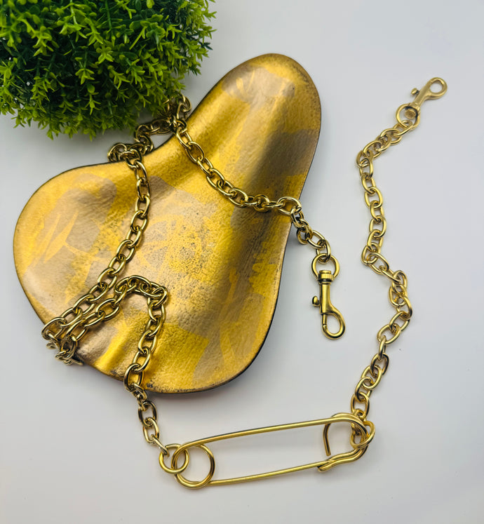 Sammy Safety Pin Chain Belt