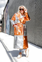 Load image into Gallery viewer, In-Zone Metallic Trench Coat
