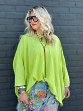 Load image into Gallery viewer, Be Free Top in Vintage Chartreuse
