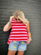 Load image into Gallery viewer, Poppi Striped Tank Top

