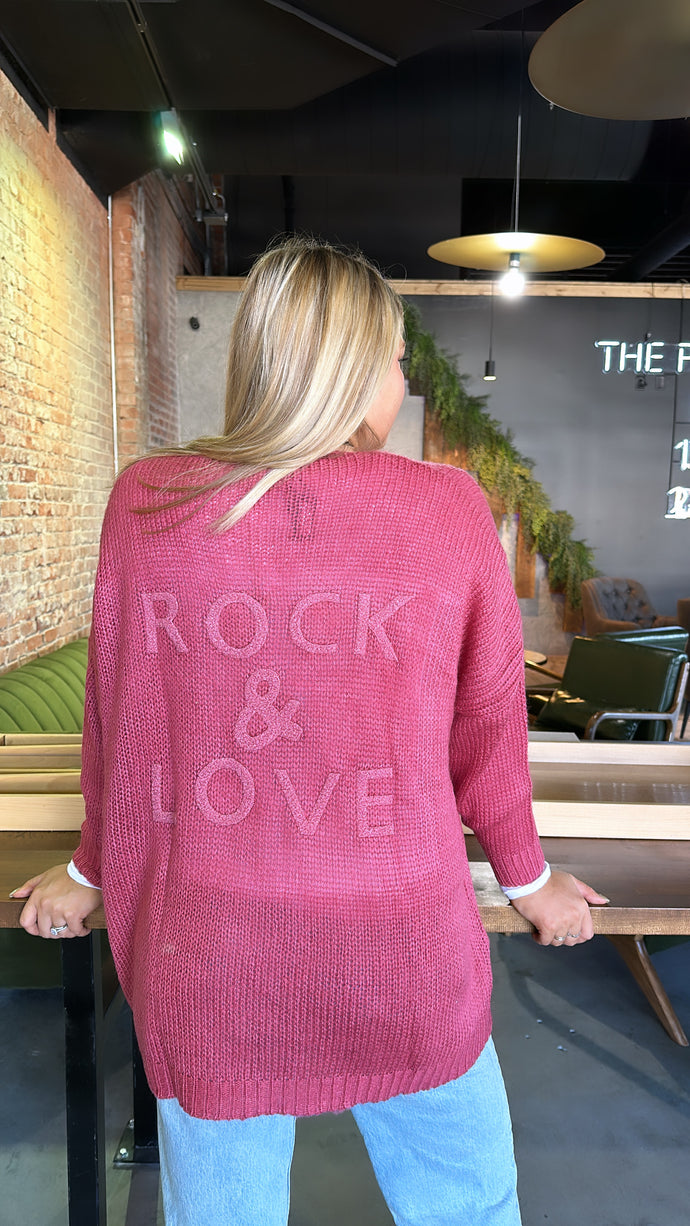 Rock & Love Cardigan Sweater