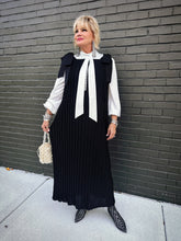 Load image into Gallery viewer, Midnight Pleated Maxi Dress
