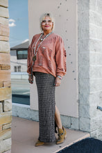 Load image into Gallery viewer, Paz Plaid Maxi Skirt
