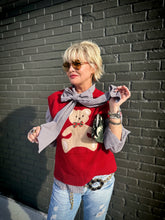 Load image into Gallery viewer, Bowtie Bear Sweater Vest
