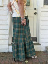 Load image into Gallery viewer, Holly Plaid Skirt in Hunter Green
