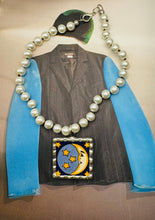 Load image into Gallery viewer, Crescent Moon Tile Necklace
