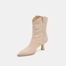 Load image into Gallery viewer, Angel Booties in Dune Suede
