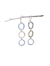 Load image into Gallery viewer, SGS Triple Pave Circle Drop Earrings

